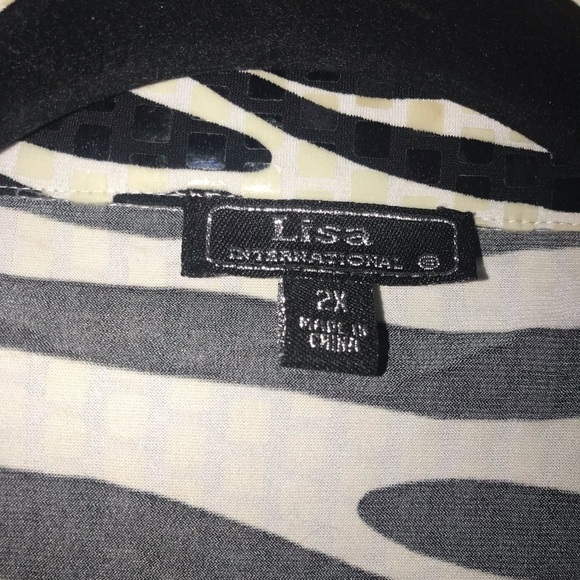 *Lisa International Zebra print jacket - Picture 10 of 10